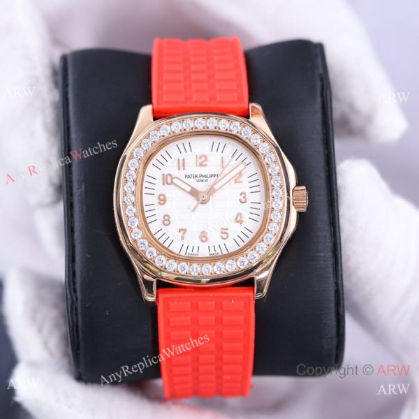 Best Replica Patek Philippe Aquanaut Lady Watches Diamond Bezel Chocolate Dial Best Replica Patek Philippe Aquanaut Lady Watches Diamond Bezel Chocolate Dial