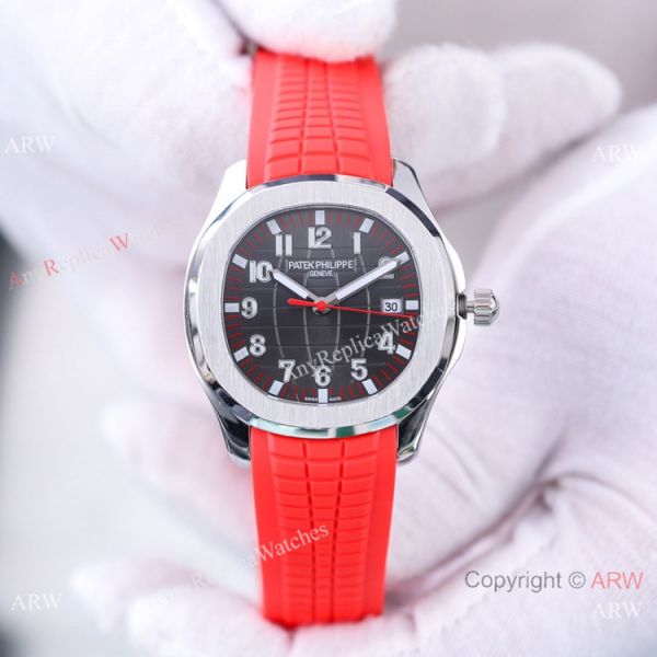 Swiss Quality Citizen 8215 Patek Philippe Aquanaut Watch Silver Case Black Dial Swiss Quality Citizen 8215 Patek Philippe Aquanaut Watch Silver Case Black Dial