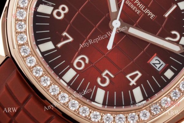 Swiss Quality Copy Patek Philippe Aquanaut Citizen 8215 Watch Rose Gold Chocolate Diamond Bezel Swiss Quality Copy Patek Philippe Aquanaut Citizen 8215 Watch Rose Gold Chocolate Diamond Bezel