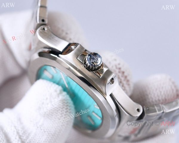 Swiss Quality Patek Philippe Nautilus Citizen 8215 Watch Baby Blue Dial Stainless Steel Swiss Quality Patek Philippe Nautilus Citizen 8215 Watch Baby Blue Dial Stainless Steel