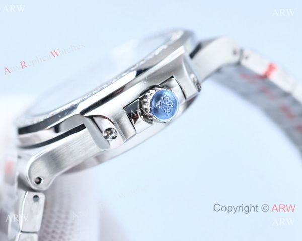 Swiss Quality Patek Philippe Nautilus 8215 Automatic Watch Diamond Bezel White Dial Swiss Quality Patek Philippe Nautilus 8215 Automatic Watch Diamond Bezel White Dial