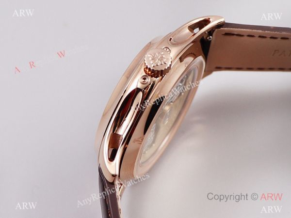GR factory Patek Philippe Complications Moon phase 5205g Watch GRF V2 Version Rose Gold White GR factory Patek Philippe Complications Moon phase 5205g Watch GRF V2 Version Rose Gold White