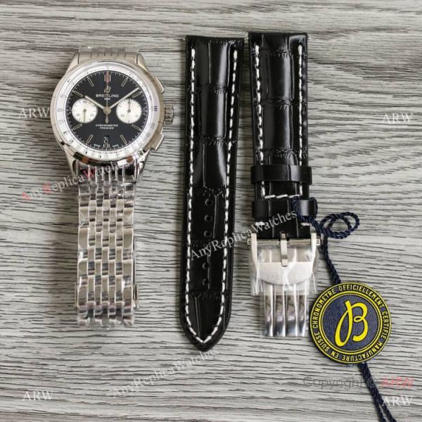 Swiss Replica Breitling Premier BLS A7750 Chrono 42mm Watch White Sub-dials Swiss Replica Breitling Premier BLS A7750 Chrono 42mm Watch White Sub-dials