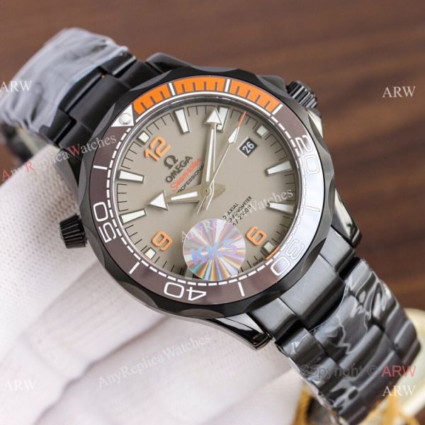 Swiss Quality Omega Seamaster Planet Ocean Solid Black Watch Citizen 8215 Swiss Quality Omega Seamaster Planet Ocean Solid Black Watch Citizen 8215