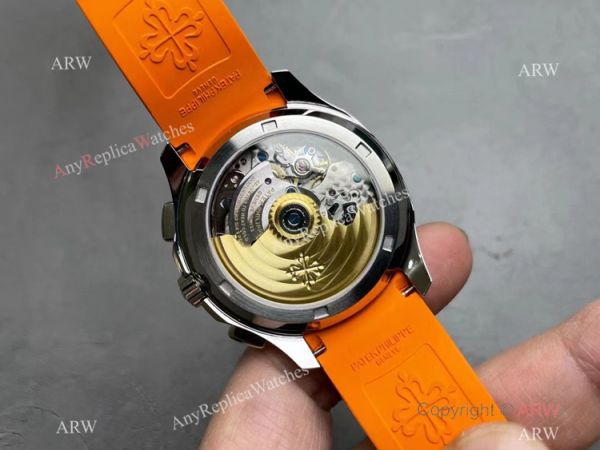 Grade AAA Patek Philippe Aquanaut Chronograph Caliber CH28 Watch Orange Rubber Strap Grade AAA Patek Philippe Aquanaut Chronograph Caliber CH28 Watch Orange Rubber Strap