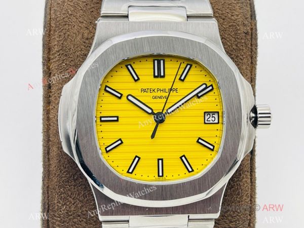 PFF Factory Swiss Patek Philippe Nautilus &8216;Lemon Superwatchman &8216; Edition Watch New Arrival! PFF Factory Swiss Patek Philippe Nautilus &8216;Lemon Superwatchman &8216; Edition Watch New Arrival!