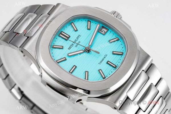 PPF Factory Swiss Patek Philippe Nautilus Tiff any 170th anniversary limited edition Watch 40mm PPF Factory Swiss Patek Philippe Nautilus Tiff any 170th anniversary limited edition Watch 40mm