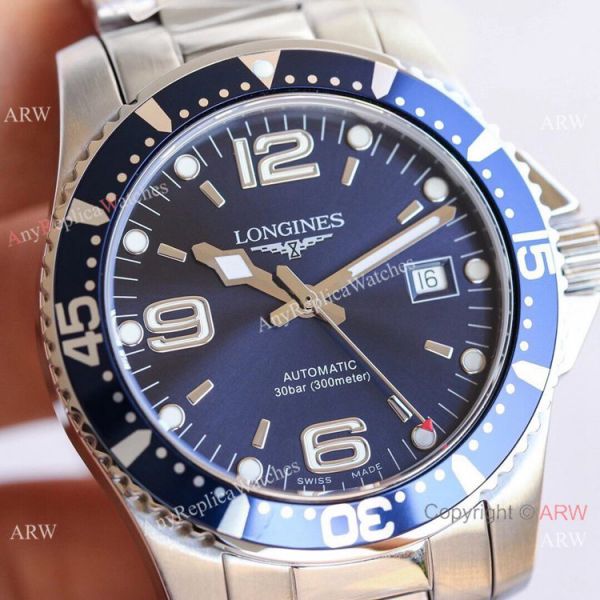 Swiss Grade Copy Longines Hydro conquest L3.742.4 TWF Watch Stainless Steel Blue Dial Swiss Grade Copy Longines Hydro conquest L3.742.4 TWF Watch Stainless Steel Blue Dial