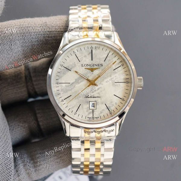 Replica Longines Elegant 2-Tone Steel Strap Rose Gold Bezel 8215 Movement Watch Replica Longines Elegant 2-Tone Steel Strap Rose Gold Bezel 8215 Movement Watch