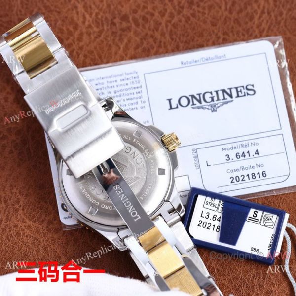Swiss Quality Longines Hydroconquest Citizen8215 2-Tone Ceramic Bezel Black Dial Watch 41 Swiss Quality Longines Hydroconquest Citizen8215 2-Tone Ceramic Bezel Black Dial Watch 41