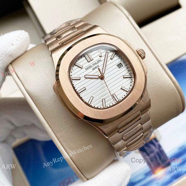 Swiss Quality Patek Philippe Nautilus Citizen 8215 Rose Gold Blue Replica Watches Swiss Quality Patek Philippe Nautilus Citizen 8215 Rose Gold Blue Replica Watches
