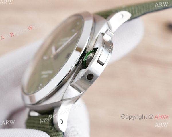 NEW! Clone Panerai Luminor Marina Esteel &8216;Verde Smeraldo PAM01356 Watch Olive Green 44mm NEW! Clone Panerai Luminor Marina Esteel &8216;Verde Smeraldo PAM01356 Watch Olive Green 44mm