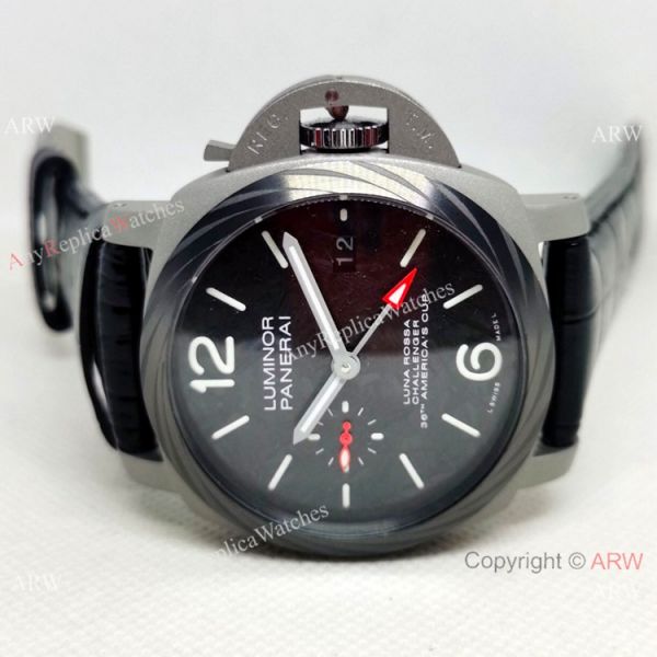 New Panerai Luminor Luna Rossa Gmt 42mm Pam1096 Watch Carbotech Case New Panerai Luminor Luna Rossa Gmt 42mm Pam1096 Watch Carbotech Case