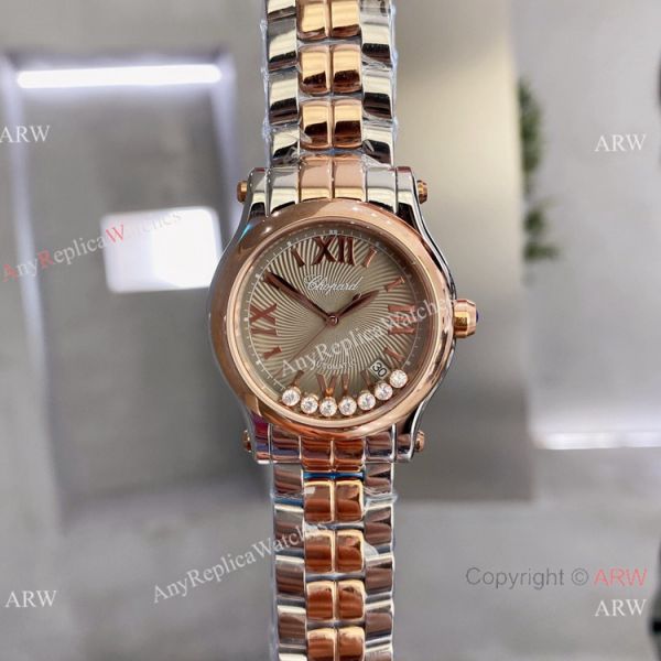 Knockoff Chopard Happy Sport quartz Watch Rhodium Grey Stainless Steel Knockoff Chopard Happy Sport quartz Watch Rhodium Grey Stainless Steel