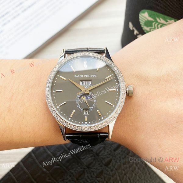 Clone Patek Philippe Calatrava Annual calendar Watch Olive Green Dial Clone Patek Philippe Calatrava Annual calendar Watch Olive Green Dial