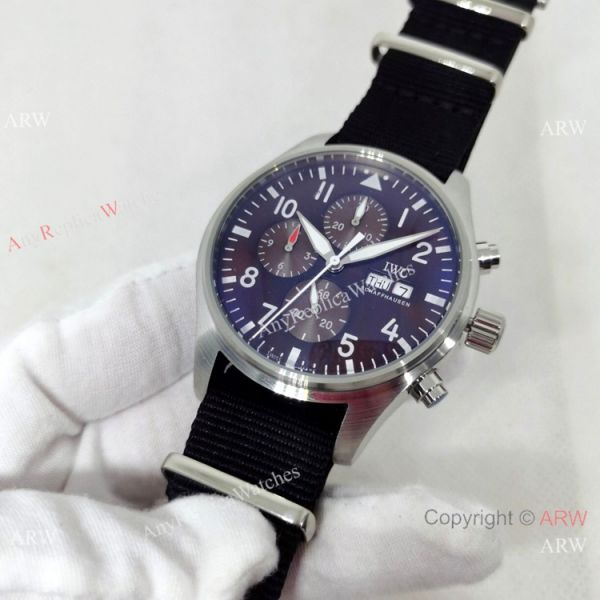 New Copy IWC Pilots 43mm Green Nylon Strap Watch Automatic New Copy IWC Pilots 43mm Green Nylon Strap Watch Automatic