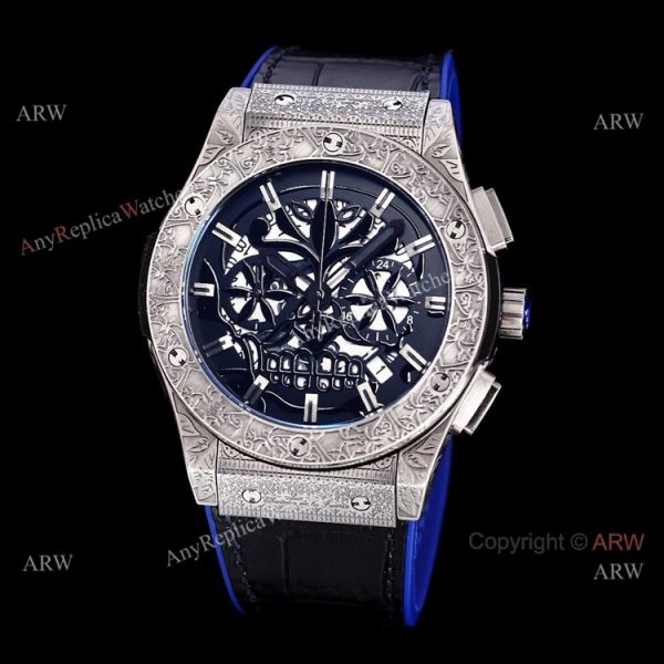Men Hublot Classic Fusion Chronograph 42mm Black Dial Replica Watch Men Hublot Classic Fusion Chronograph 42mm Black Dial Replica Watch