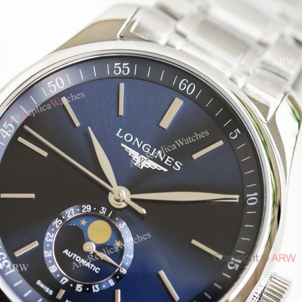 (GF) Swiss Replica Longines Master Blue Moon phase Watch L899.5 Movement (GF) Swiss Replica Longines Master Blue Moon phase Watch L899.5 Movement