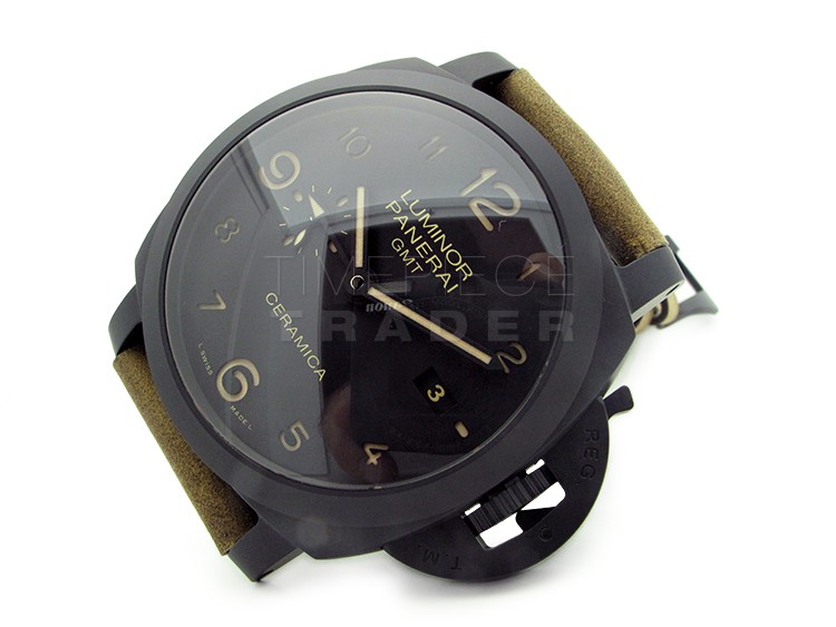 Panerai Luminor 1950 3 Days GMT PAM441 Black Ceramic Automatic Panerai Luminor 1950 3 Days GMT PAM441 Black Ceramic Automatic