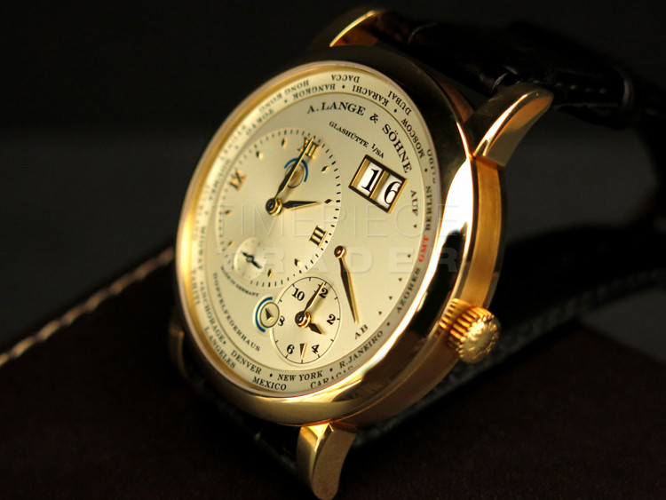 A. Lange & Sohne Lange 1 Time Zone 116.021 18k Yellow Gold Manual Winding A. Lange & Sohne Lange 1 Time Zone 116.021 18k Yellow Gold Manual Winding