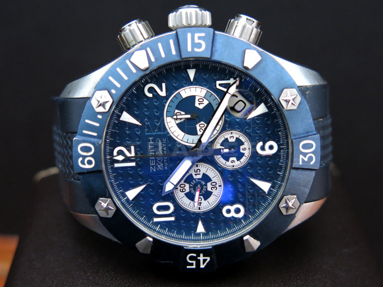 Zenith Defy Classic El Primero Sea Chronograph 03.0529.4000/51.R674 Stainless steel Automatic self winding Zenith Defy Classic El Primero Sea Chronograph 03.0529.4000/51.R674 Stainless steel Automatic self winding