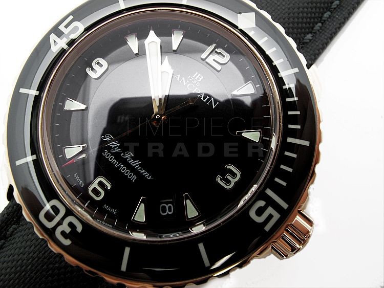 Blancpain 50 Fathoms 5015-3630-52 18k Rose Gold Automatic Blancpain 50 Fathoms 5015-3630-52 18k Rose Gold Automatic
