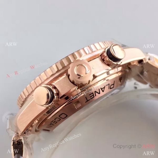 (OM)New Copy Swiss Omega Seamaster 9901 Watch Rose Gold Black Face (OM)New Copy Swiss Omega Seamaster 9901 Watch Rose Gold Black Face