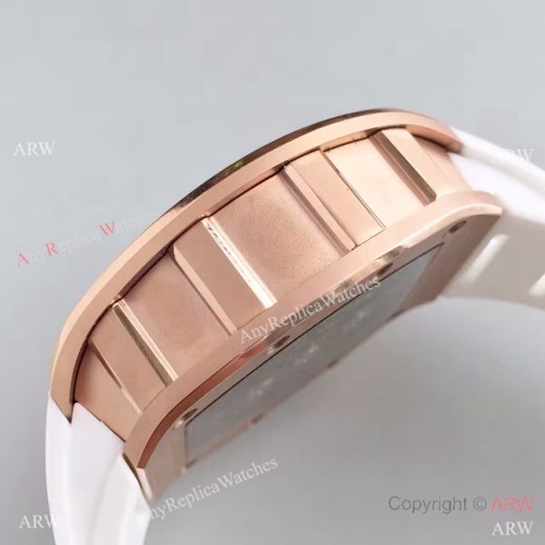 Copy Richard Mille RM 19-01 Rose Gold White Rubber Spider Face Watch Copy Richard Mille RM 19-01 Rose Gold White Rubber Spider Face Watch