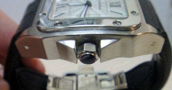 Replica Cartier Santos 100 Men Watch 40mm Quartz Movement Watch Replica Cartier Santos 100 Men Watch 40mm Quartz Movement Watch
