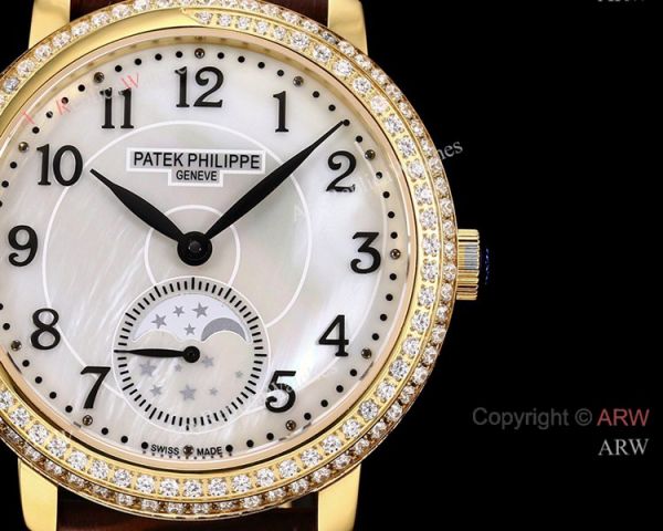 Swiss Copy Patek Philippe Complications Moonphase 4968R Watch Gold Case Swiss Copy Patek Philippe Complications Moonphase 4968R Watch Gold Case