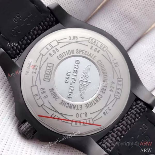 Swiss Breitling Super Avenger Watch 2824 Movement Solid Black Replica Swiss Breitling Super Avenger Watch 2824 Movement Solid Black Replica
