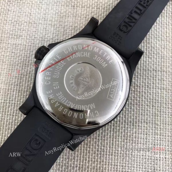 Fake Breitling Colt Skyracer Black Steel Case Automatic Movement Black Rubber Strap Watch Fake Breitling Colt Skyracer Black Steel Case Automatic Movement Black Rubber Strap Watch