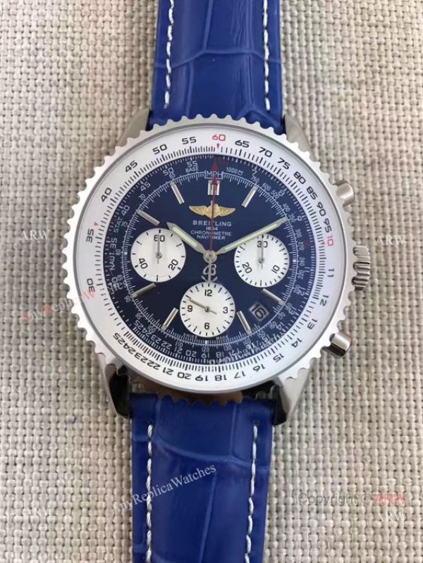New Copy Breitling Navitimer SS White Chrono Face Watch New Copy Breitling Navitimer SS White Chrono Face Watch