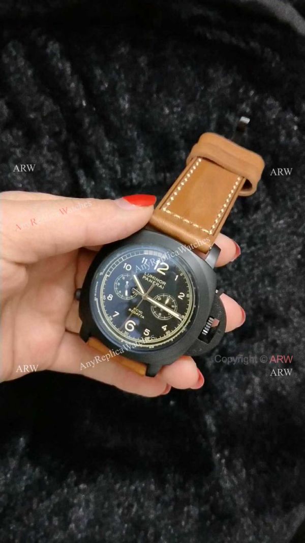 Panerai PAM 653 Luminor Chrono Replica Regatta Watch Green Inner Panerai PAM 653 Luminor Chrono Replica Regatta Watch Green Inner