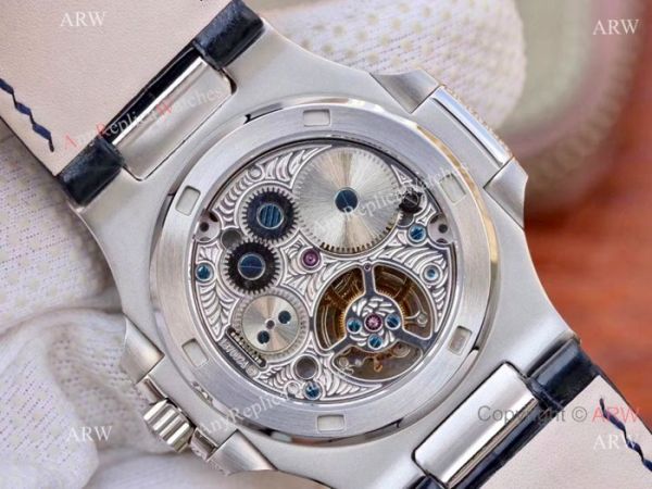 Swiss Replica Patek Philippe Nautilus Jumbo R8 Ice Out Watch Blue Dial Swiss Replica Patek Philippe Nautilus Jumbo R8 Ice Out Watch Blue Dial