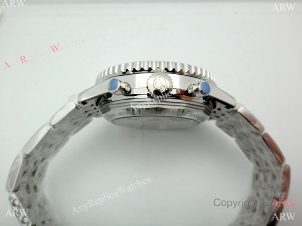 SWISS GRADE Breitling Navitimer 7750 Replica Watch SS Black Sub-dials SWISS GRADE Breitling Navitimer 7750 Replica Watch SS Black Sub-dials