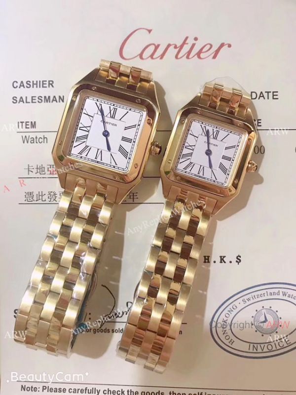New Cartier Watches Cartier Santos Dumont Stainless Steel Watch New Cartier Watches Cartier Santos Dumont Stainless Steel Watch
