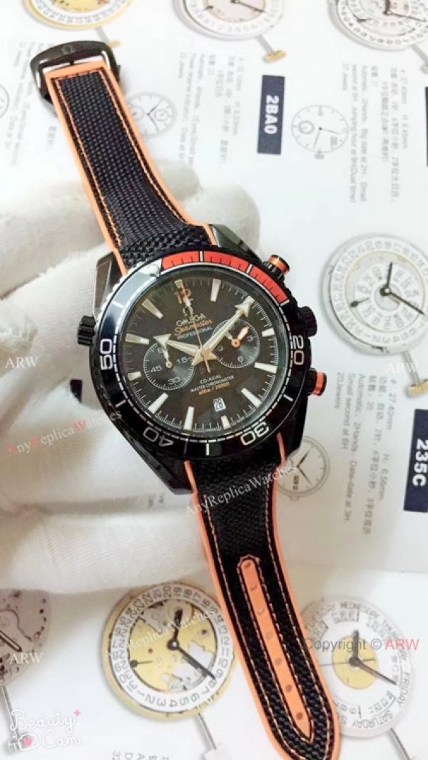Best Copy Omega Planet Ocean 600m Chronograph Watch Red Black Bezel Best Copy Omega Planet Ocean 600m Chronograph Watch Red Black Bezel