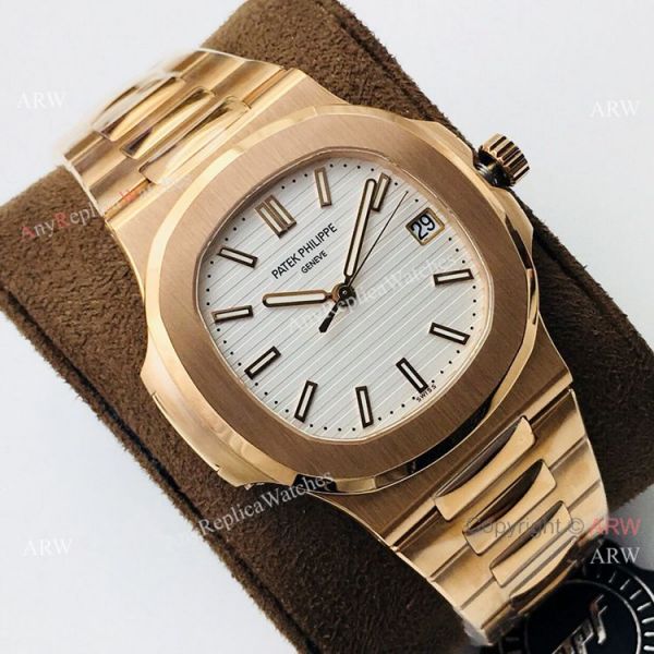 PPF V4 Patek Philippe Nautilus Rose Gold Replica Watch Swiss Grade 1 PPF V4 Patek Philippe Nautilus Rose Gold Replica Watch Swiss Grade 1