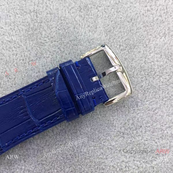 Replica Franck Muller Master Square SS Diamond Bezel Watch Blue Strap Replica Franck Muller Master Square SS Diamond Bezel Watch Blue Strap