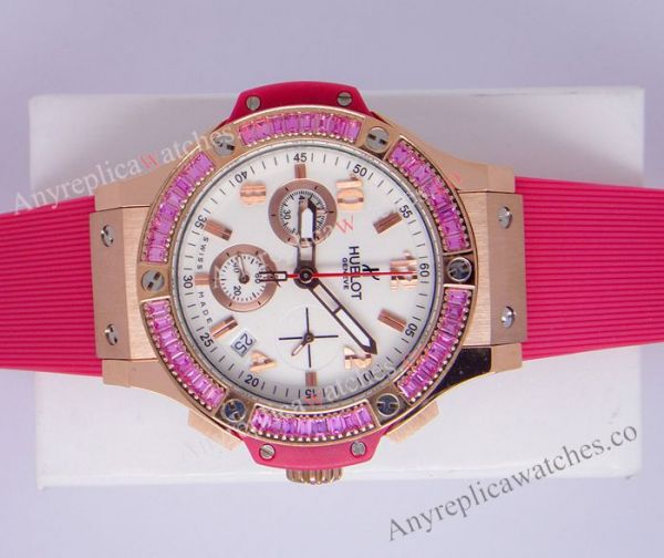 Replica Hublot Big Bang Pink Diamond Watch For Ladies Replica Hublot Big Bang Pink Diamond Watch For Ladies