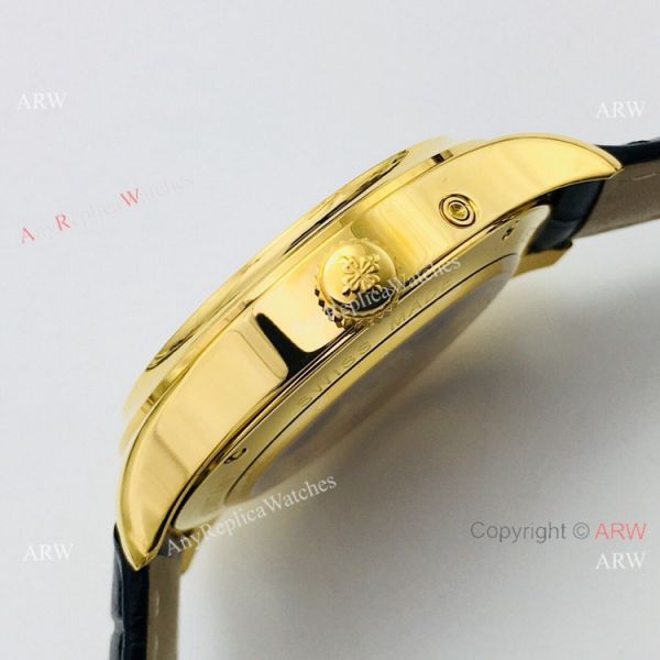 PPF Swiss Patek Philippe Annual Calendar Complications watch Gold and White PPF Swiss Patek Philippe Annual Calendar Complications watch Gold and White