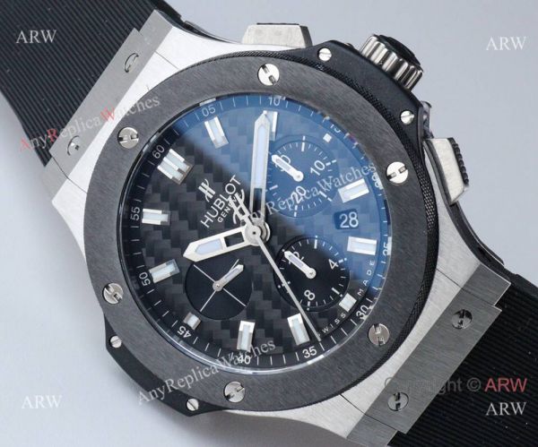 Swiss Copy Hublot Big Bang SS Black Dial Watches HBB V6 Factory Swiss Copy Hublot Big Bang SS Black Dial Watches HBB V6 Factory