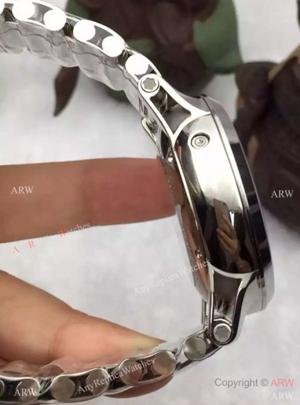 Swiss Grade Replica Montblanc Timewalker Chronograph Watch SS Black Dial Swiss Grade Replica Montblanc Timewalker Chronograph Watch SS Black Dial