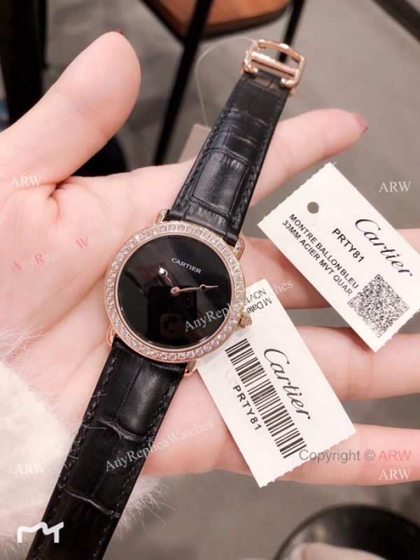 Cartier Rose Gold Green Dial 33mm Watch Swiss Quality Cartier Watch Lady Cartier Rose Gold Green Dial 33mm Watch Swiss Quality Cartier Watch Lady