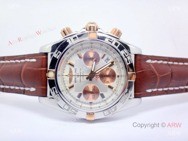 Replica Breitling Chronomat Swiss watch Rose gold subdial Replica Breitling Chronomat Swiss watch Rose gold subdial