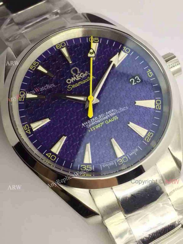 Omega Seamaster 007 Gauss SS Black Replilca watch 8507 Omega Seamaster 007 Gauss SS Black Replilca watch 8507
