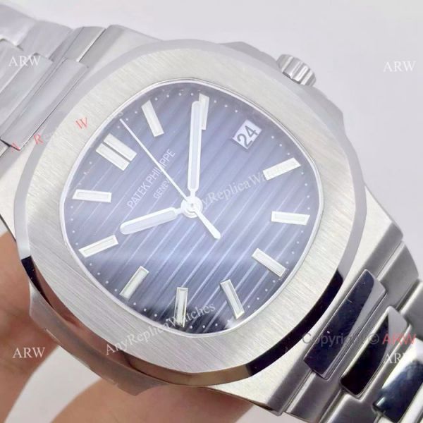 Swiss 324SC Patek Philippe Blue Face SS Watch Swiss 324SC Patek Philippe Blue Face SS Watch