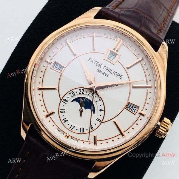 PPF Factory Patek Philippe Annual Calendar Rose Gold watch Swiss Grade 1 PPF Factory Patek Philippe Annual Calendar Rose Gold watch Swiss Grade 1