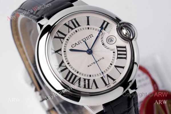 1-1 Best Edition AF Factory Ballon Bleu Cartier Leather Strap Watch 42mm 1-1 Best Edition AF Factory Ballon Bleu Cartier Leather Strap Watch 42mm